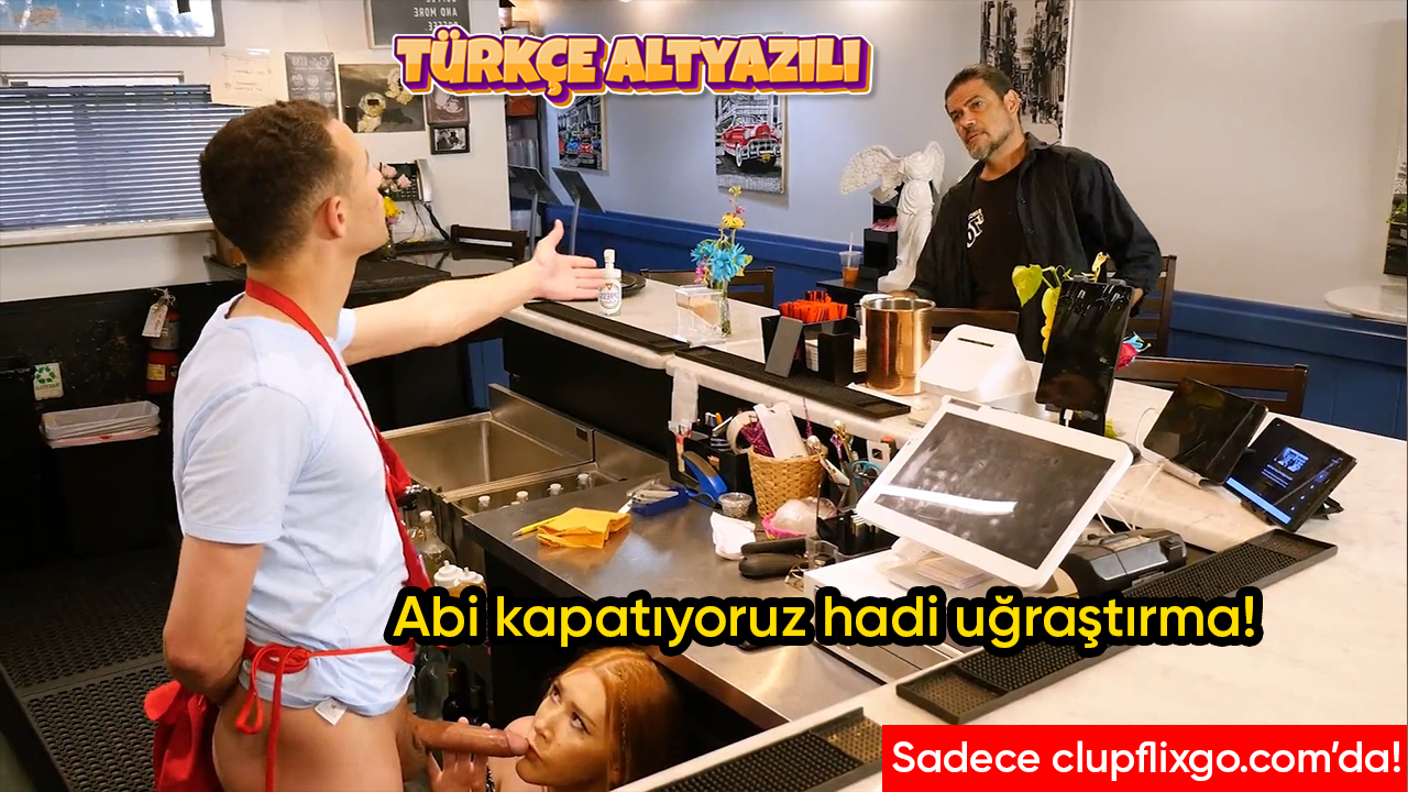 Kahveci de Skandal  Türkçe Altyazılı Porno